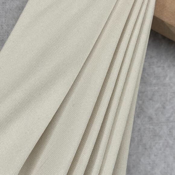 JOSEPH Dress 38 Silk Faux Wrap V-Neck Back Zip Sleeveless Lined Ylang Off White - Picture 7 of 15